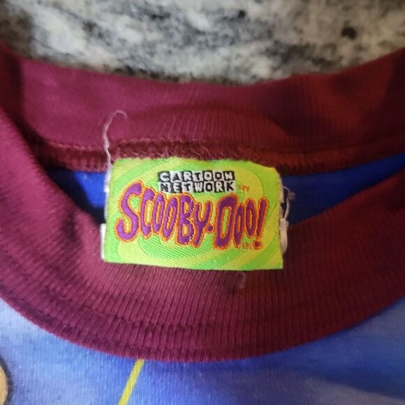 Scooby Doo cartoon network pajama top. Size 6-7 - Picture 2 of 6